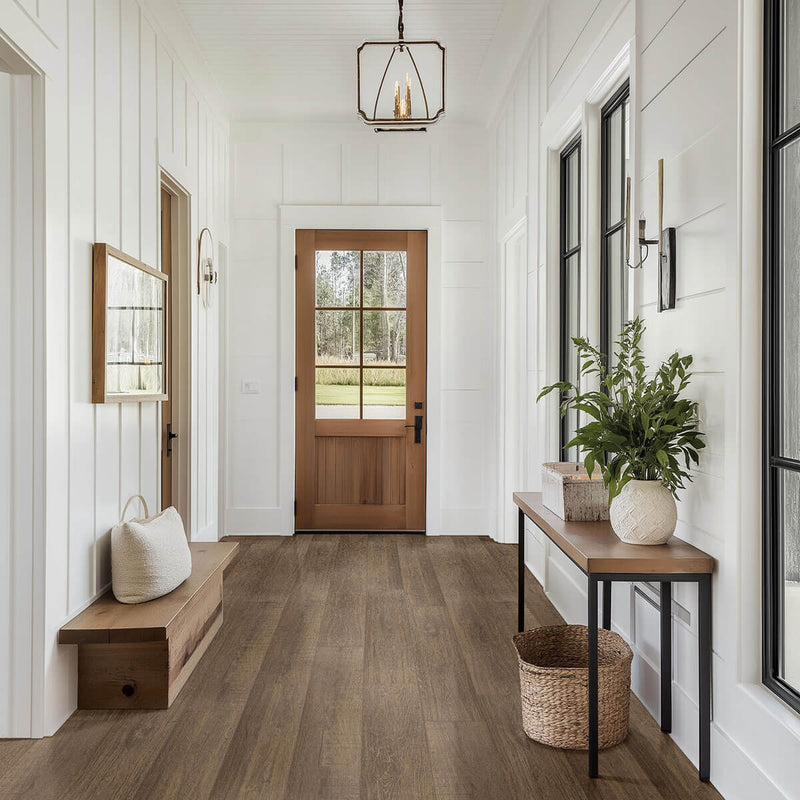 MSI Everlife Andover Abingdale Vinyl Flooring in hallway