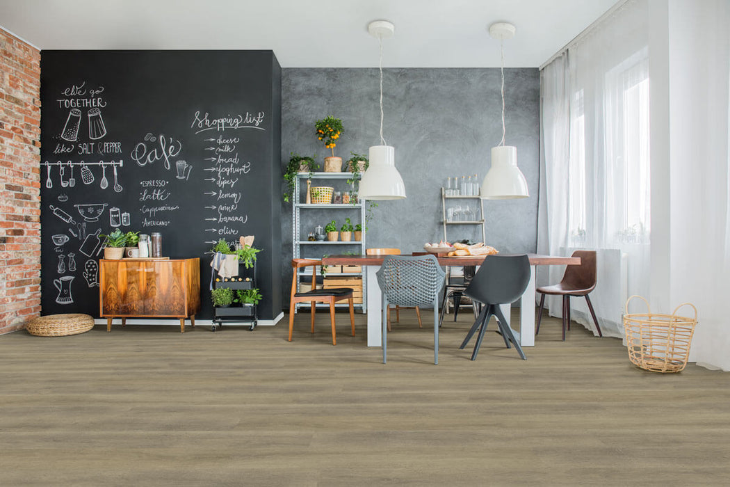 MSI Ashton 2.0 LVP Flooring Dillion Fog in living room