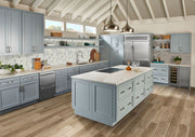 MSI Everlife Andover Bayhill Blonde Vinyl Flooring in kitchen