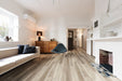 MSI Everlife Andover Highcliffe Greige Vinyl Flooring in living room